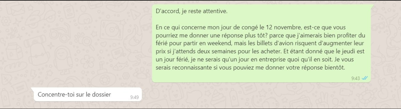 l'impolitesse a pris un coup de boost avec les échanges sur discussion instantanée