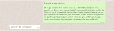 l'impolitesse a pris un coup de boost avec les échanges sur discussion instantanée