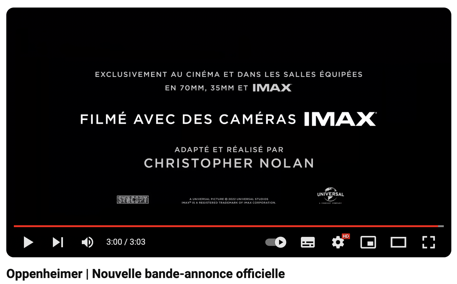 bourgeois gaze dans la promo du film oppenheimer